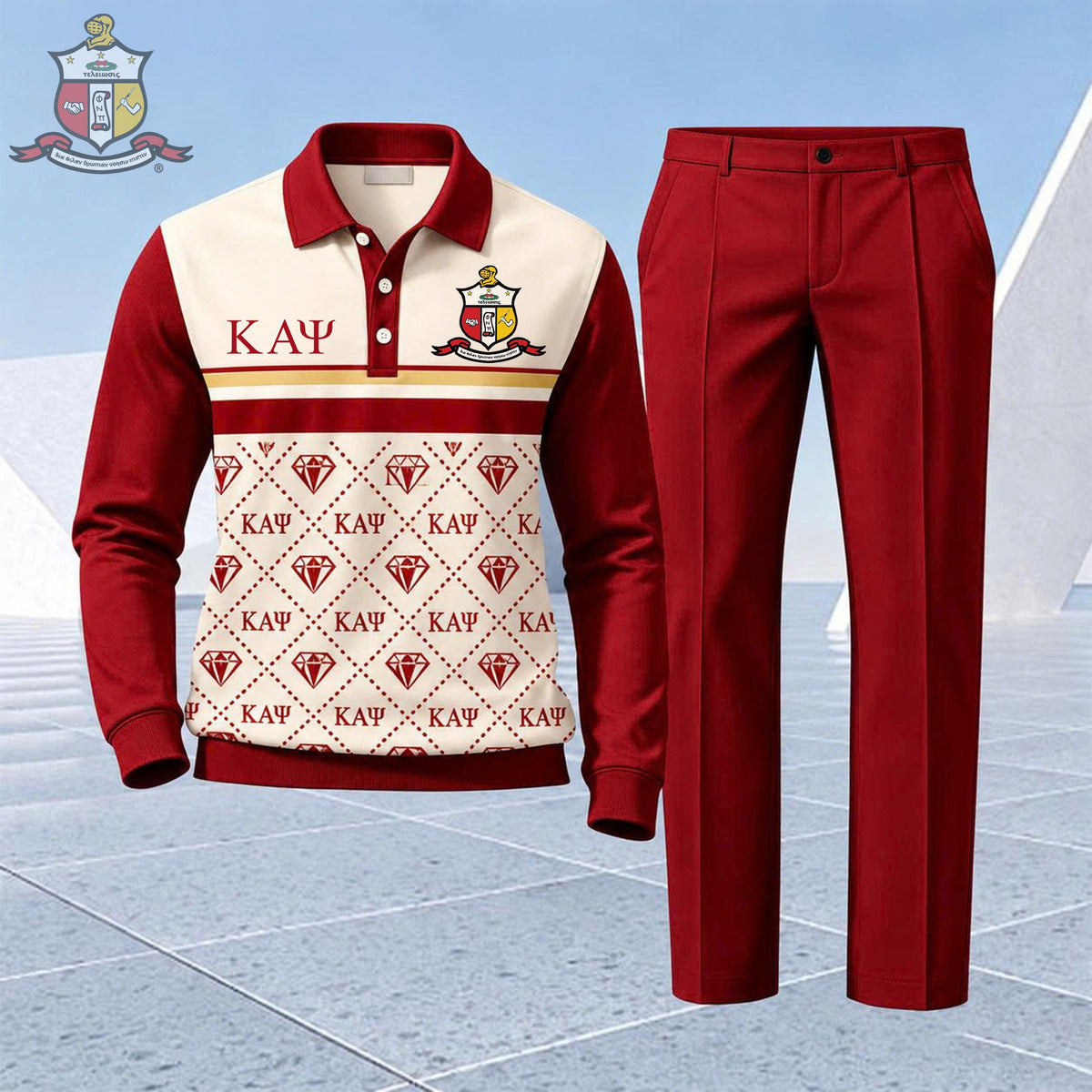 PREMIUM LONG POLO & PANTS SET ALK YPT KAP 1410261